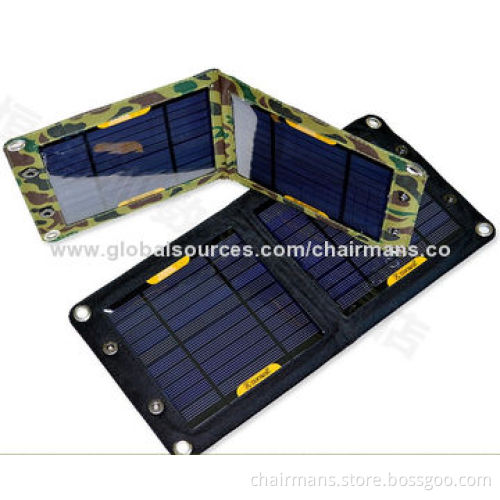 Portable Solar Charger for Notebook, 4-24W Power with Waterproof Cloth